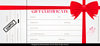 Nail Salon Gift Certificate Nail Salon Gift Certificate